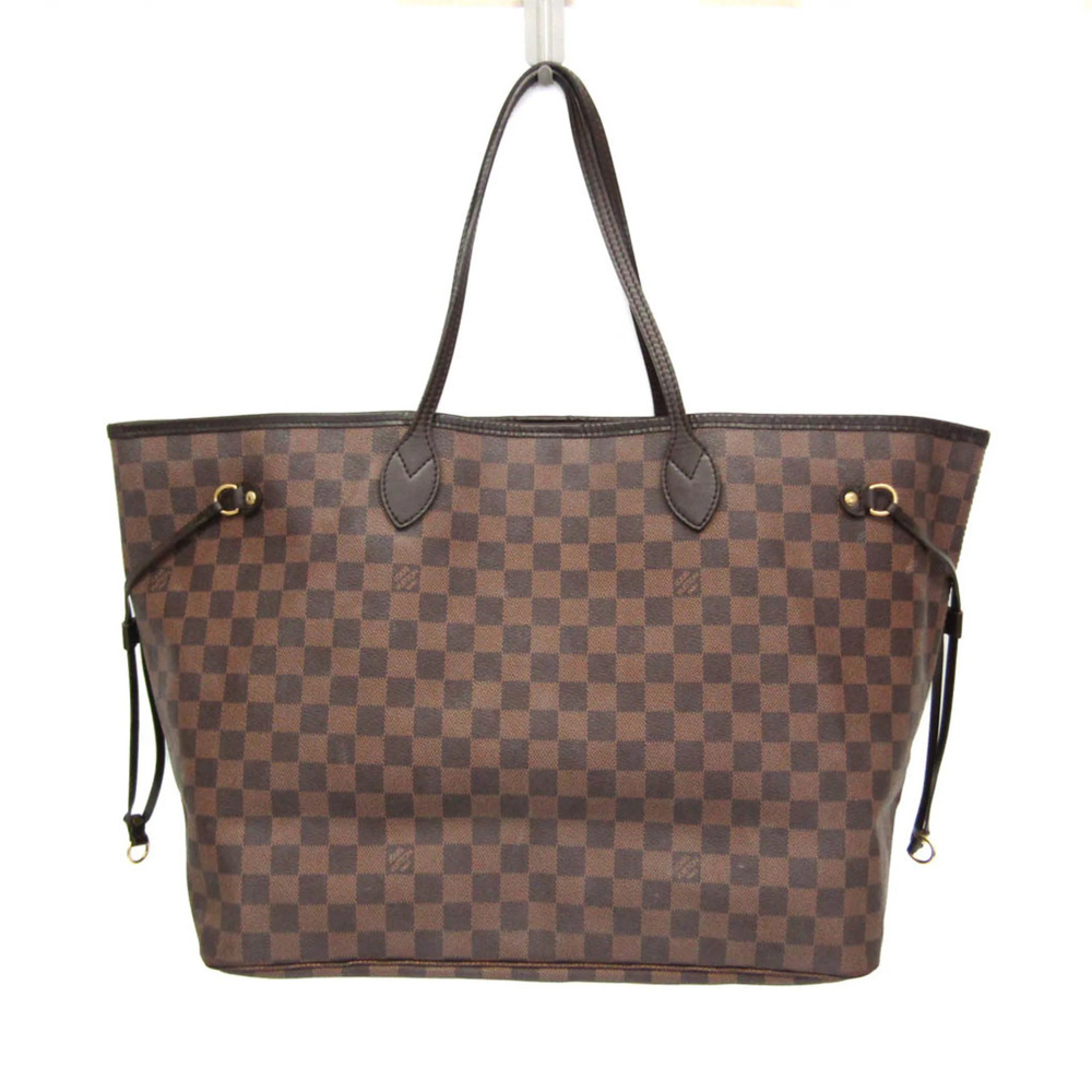 LOUIS VUITTON Authentic Brown Damier Neverfull GM Tote Bag